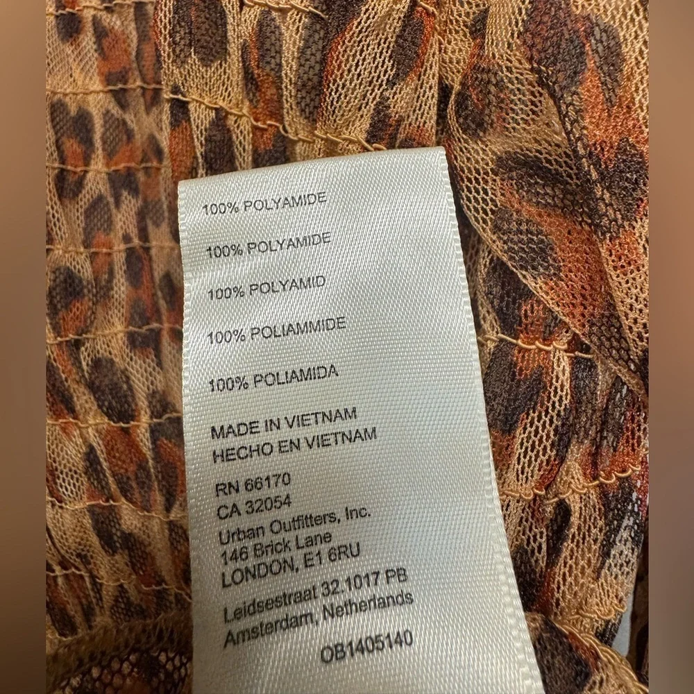 FREE PEOPLE Hello There Top / Leopard Combo